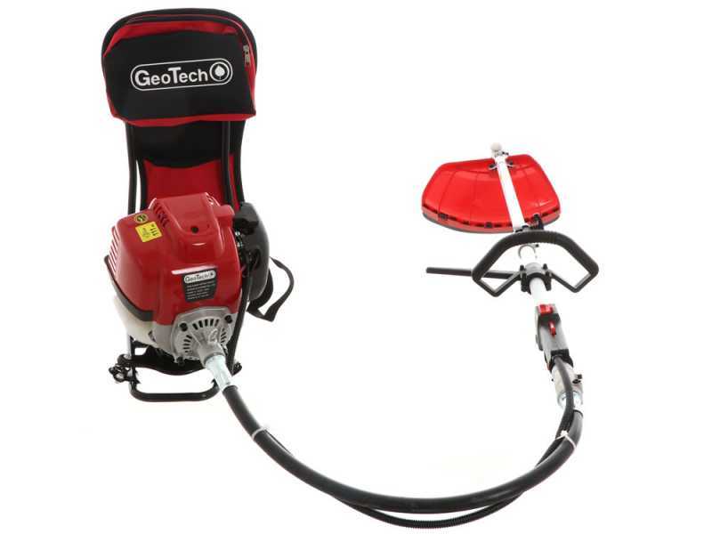 GeoTech GT-4 36 BP - Decespugliatore a scoppio multifunzione a zaino a benzina 4 tempi