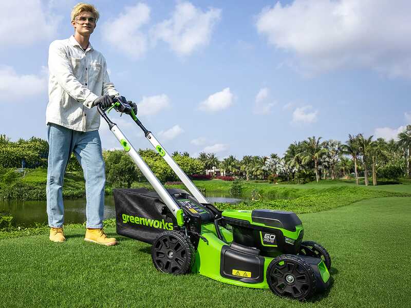 Tagliaerba Greenworks GD48LM51SP 48V in Offerta Tagliaerba Greenworks GD48LM51SP 48V in Offerta