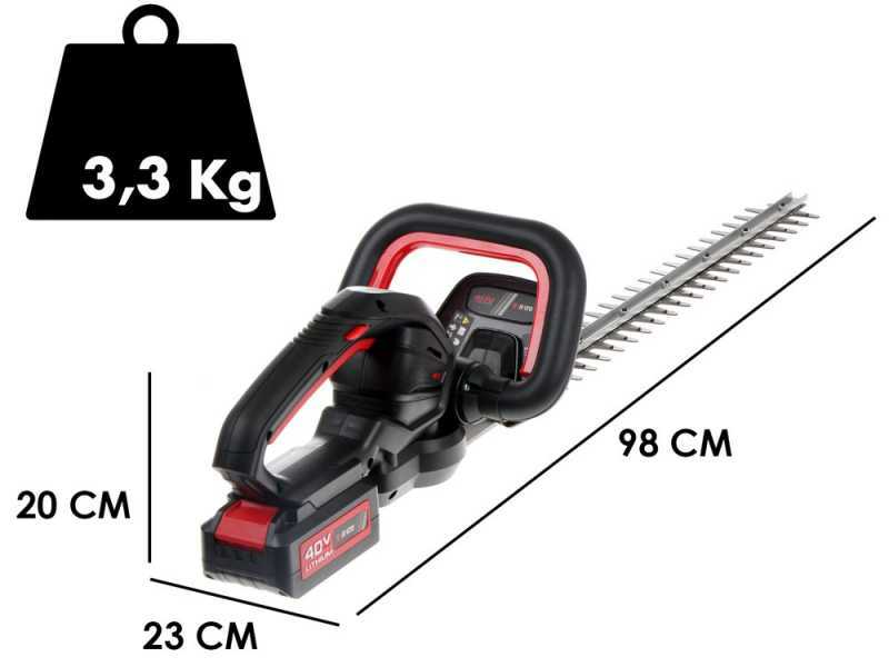Rato RBTF40 - Tagliasiepi a batteria con lama da 61 cm - SENZA BATTERIE E CARICABATTERIE