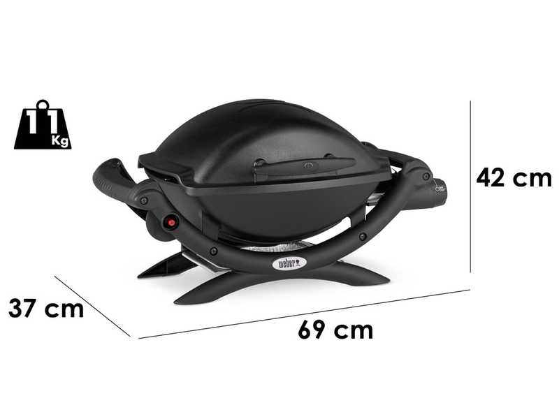 Weber Q1000 - Barbecue a gas portatile