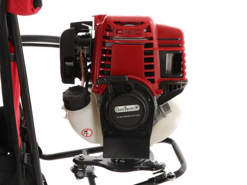GeoTech GT-4 36 BP - Potatore a scoppio a zaino con asta di prolunga