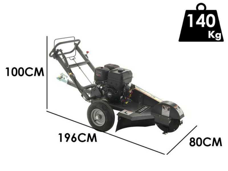 BlackStone SG 420 B&amp;S ES PRO - Fresaceppi - Motore B&amp;S XR2100 420cc - Ruota di taglio con 8 frese in carburo di tungsteno