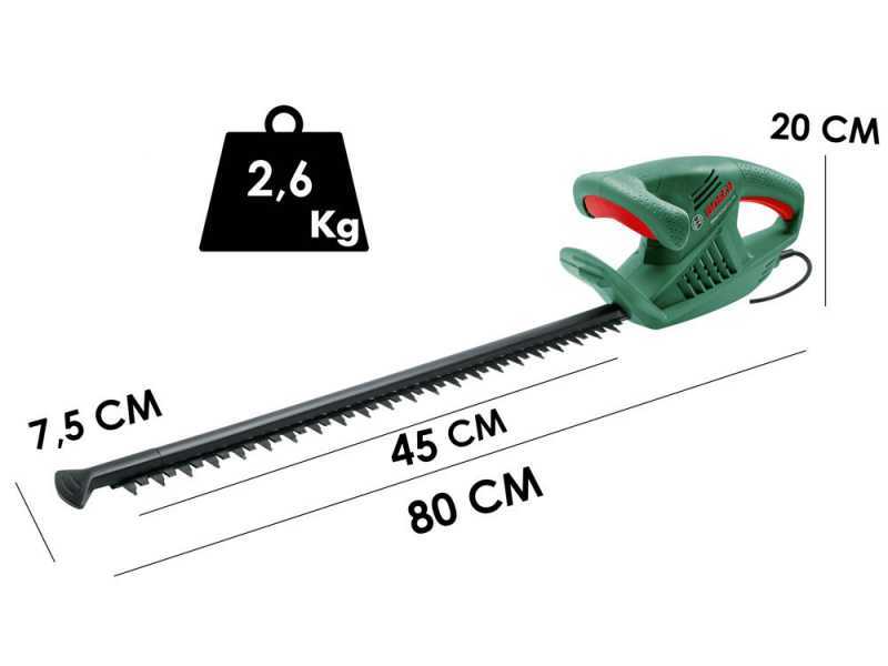 Tagliasiepi A Batteria Bosch EasyHedgeCut 18-45 - Lama 45 Cm, Senza Batteria, Per Giardino - Foto 2