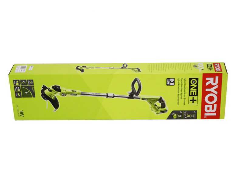 Ryobi HYBRID RLT1831-H25F - Tagliabordi elettrico e a batteria - 18V/2,5Ah