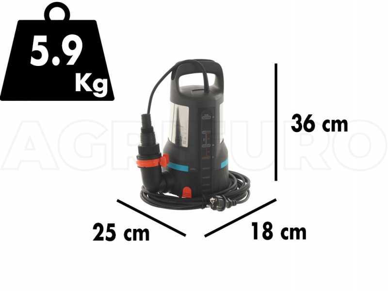 Gardena 17000 Aquasensor - Pompa sommersa per acque chiare