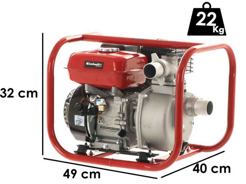 Einhell GC-PW 46 - Motopompa a scoppio autoadescante - Raccordi 50 mm