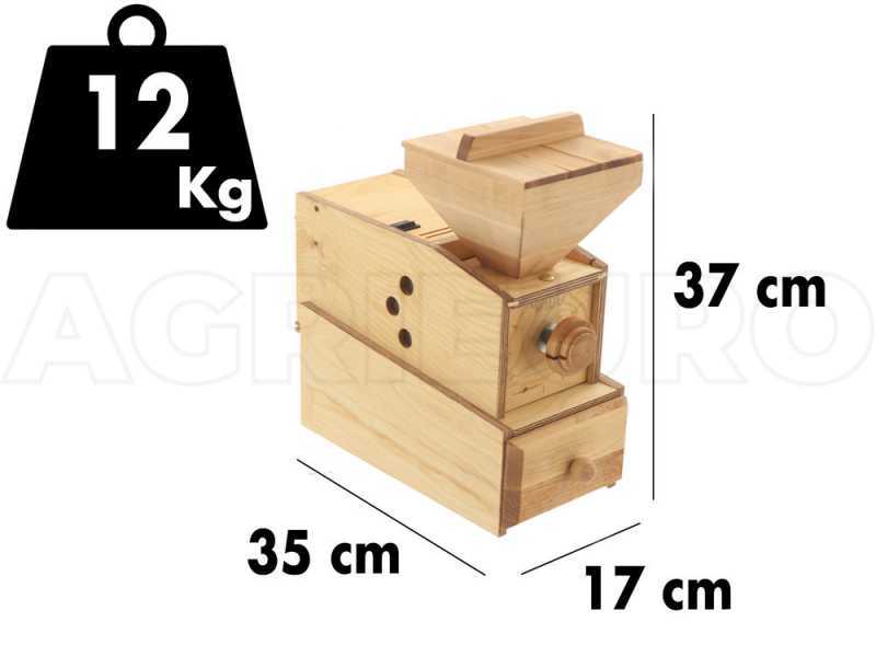 WIDU Widukind Mod. 1 - Mulino per farina a pietra in betulla - 400W