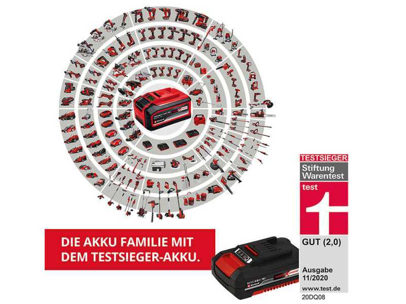 Einhell Picobella - Lavasuperfici verticale a rullo a batteria con starter kit 18V - 2.5Ah