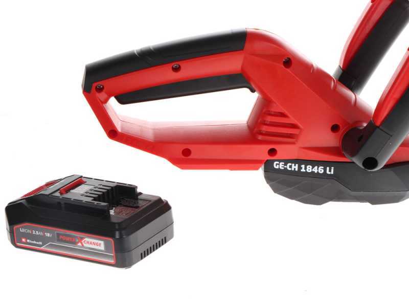 Einhell GE-CH 1846 Li PXC - Tagliasiepi a batteria con lama da 46 cm - SENZA BATTERIE E CARICABATTERIE