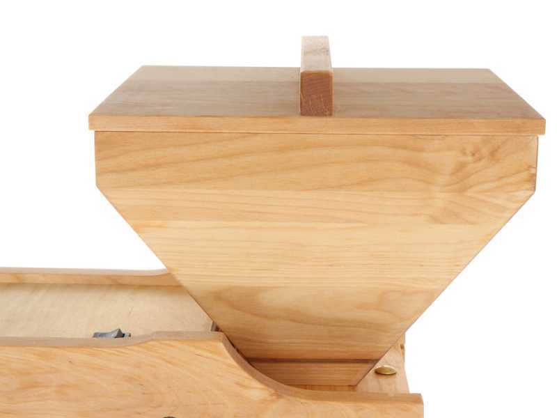 Mulino Artigianale per farina WIDU Universalm&uuml;hle Mod. 3 in legno di betulla