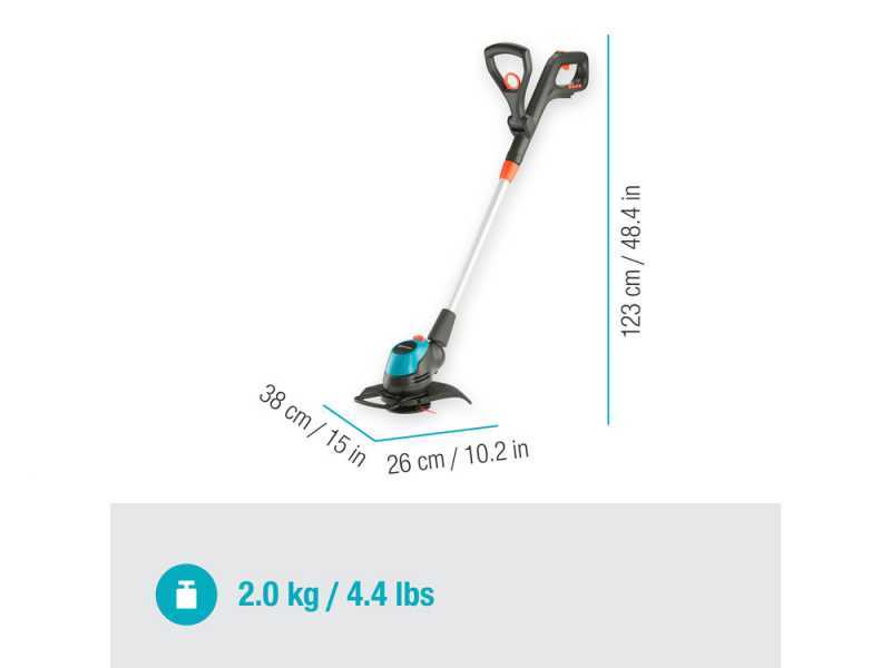 Gardena EasyCut 23/18V - Tagliabordi a batteria - SENZA BATTERIE E CARICABATTERIE