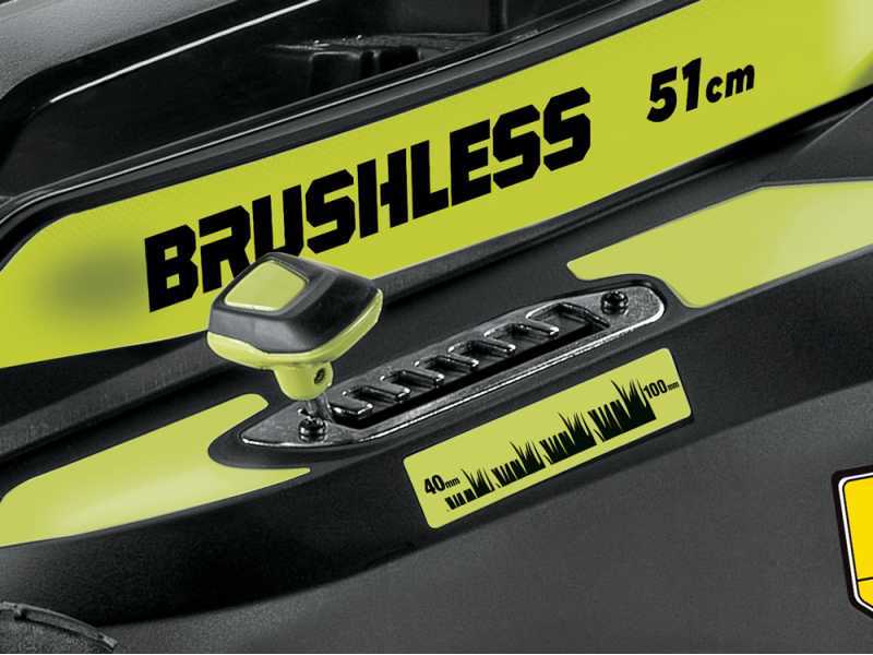 Ryobi RY36LMX51A-160 - Tagliaerba semovente a batteria - MAX POWER 36V/6Ah - Taglio 51 cm