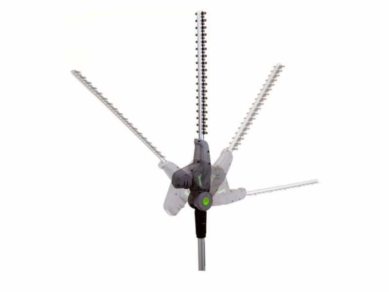 Verdemax TT20 - Tagliasiepi su asta di prolunga elettrico orientabile a batteria 20V/2Ah
