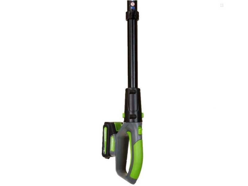 Verdemax TT20 - Tagliasiepi su asta di prolunga elettrico orientabile a batteria 20V/2Ah