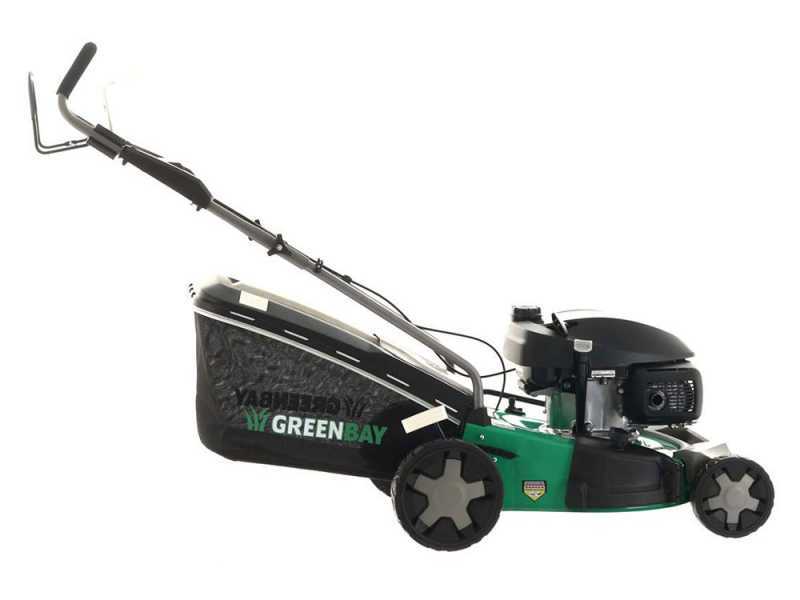 GreenBay GB-LM 51 H - Rasaerba a scoppio trazionato - 4 in 1 - Motore Honda GCVx170 - Taglio 51cm