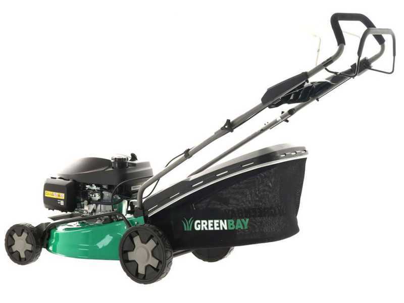 GreenBay GB-LM 51 H - Rasaerba a scoppio trazionato - 4 in 1 - Motore Honda GCVx170 - Taglio 51cm