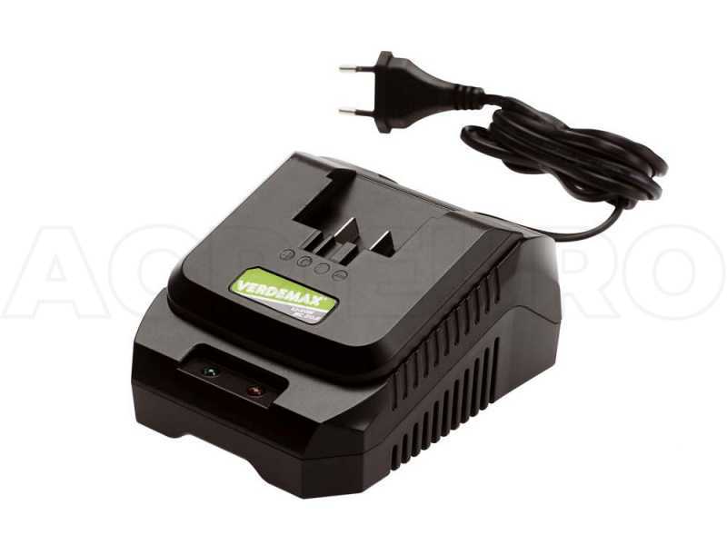 Caricabatterie rapido Verdemax per batterie 20 V 2Ah