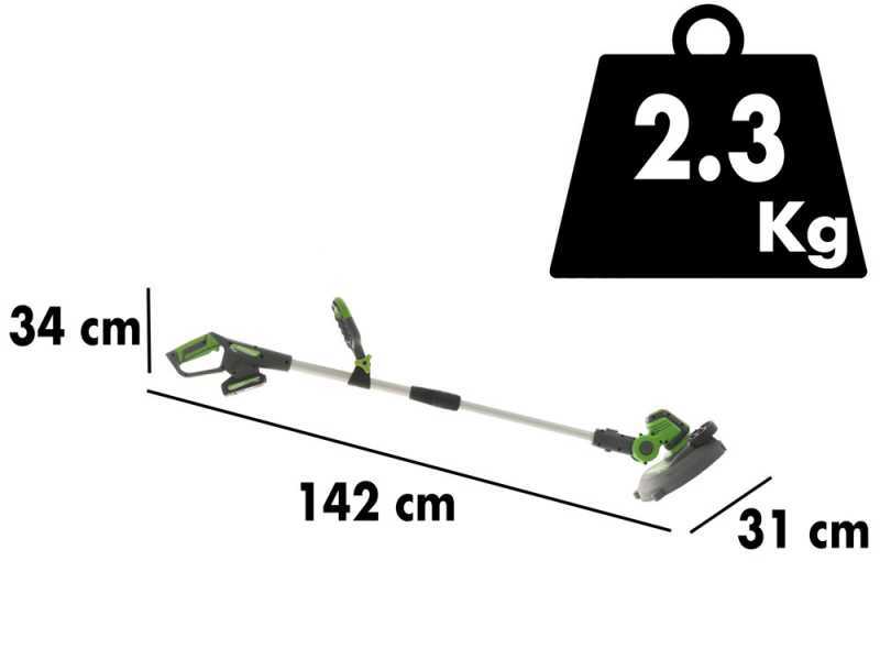 VERDEMAX TR20 - Tagliabordi a batteria - 20V 2Ah