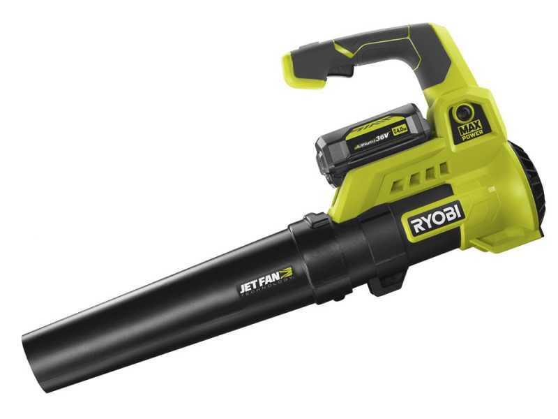 Ryobi RY36BLA-140 - Soffiatore a batteria per foglie turbojet 36V 4Ah