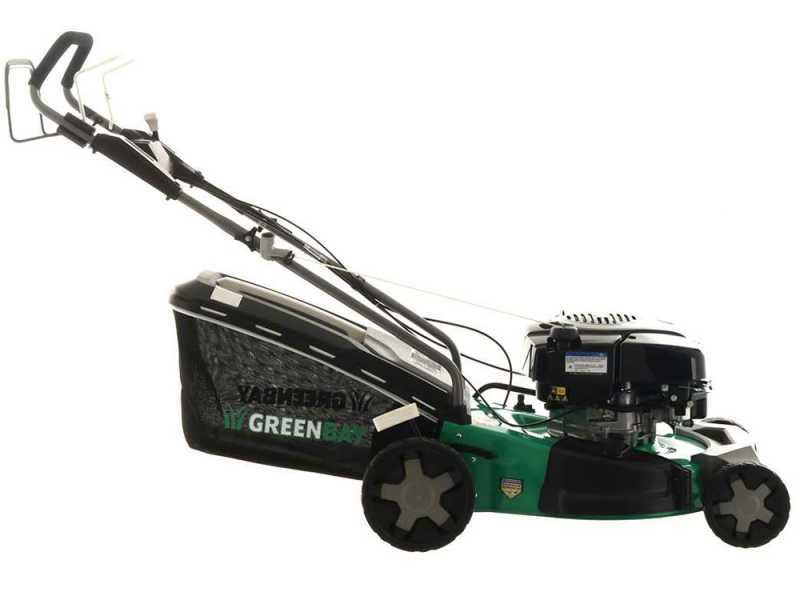 GreenBay GB-LM 51 BS - Rasaerba a scoppio trazionato - 4 in 1 - Motore B&amp;S 750EX - Taglio 51cm