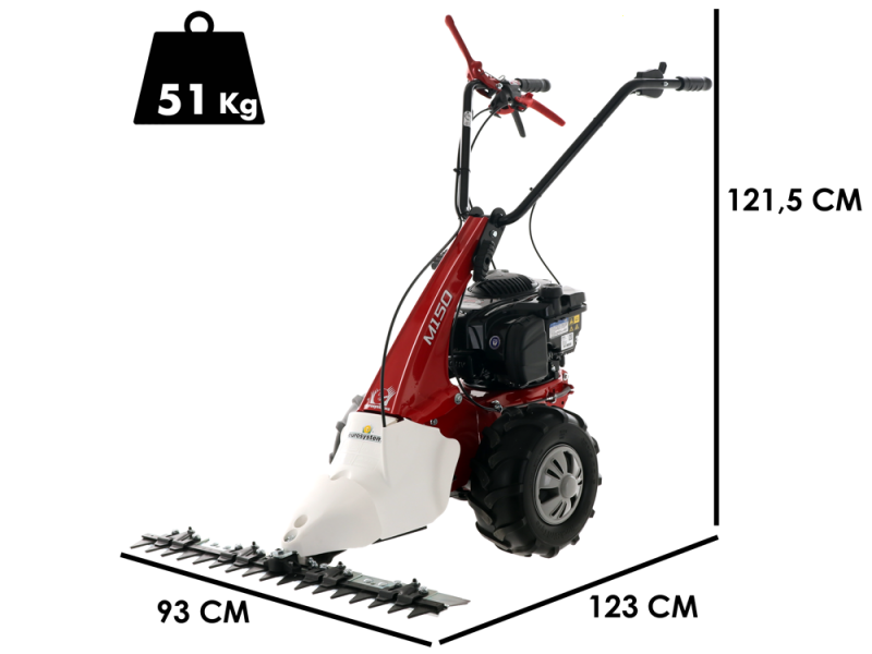 Eurosystems Minieffe M150 RM - Motofalciatrice multifunzione - B&amp;S 625 EXi