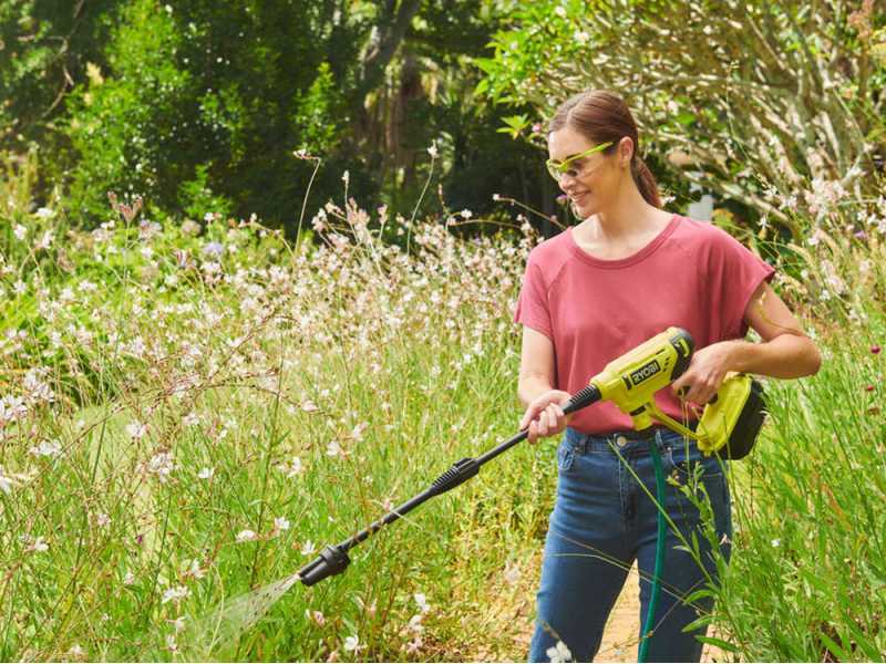 Ryobi RY18PW22A-0 EZClean - Pistola idropulitrice a batteria - 18V - SENZA BATTERIA E CARICABATTERIE