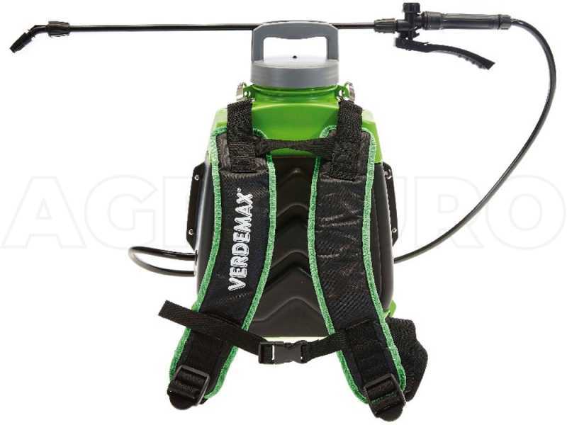 Verdemax FUTURA 16L - Pompa irroratrice a batteria a spalla - 12V - 2.5Ah