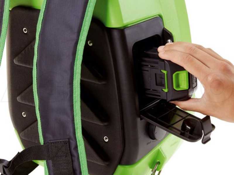 Verdemax FUTURA PRO 16L - Pompa irroratrice a batteria a spalla - 18V - 2.5Ah