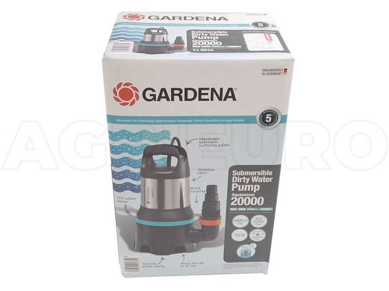 Gardena 20000 Aquasensor - Pompa sommersa per acque sporche