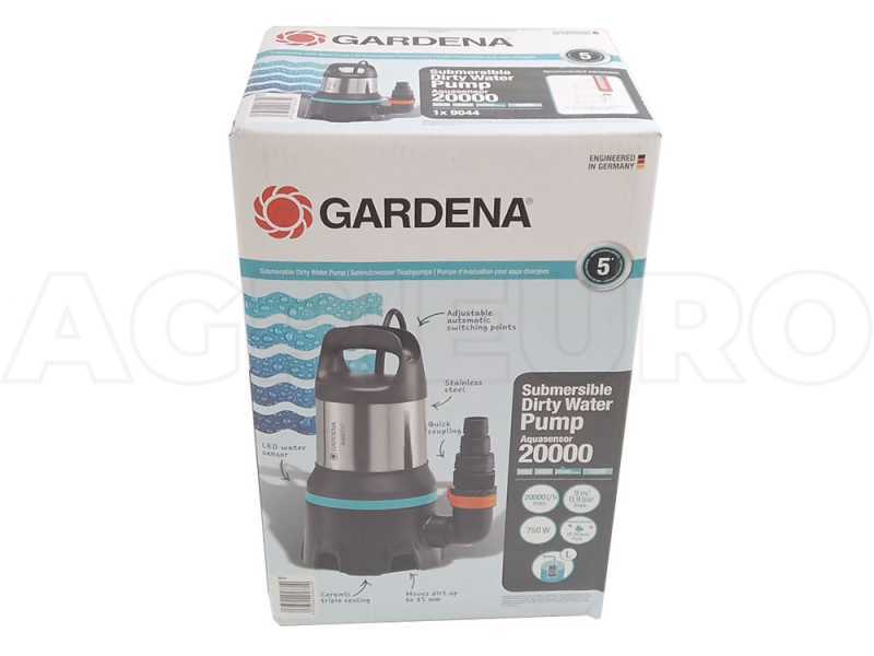 Pompa sommersa per acque sporche Gardena 20000 Aquasensor art. 9044-20
