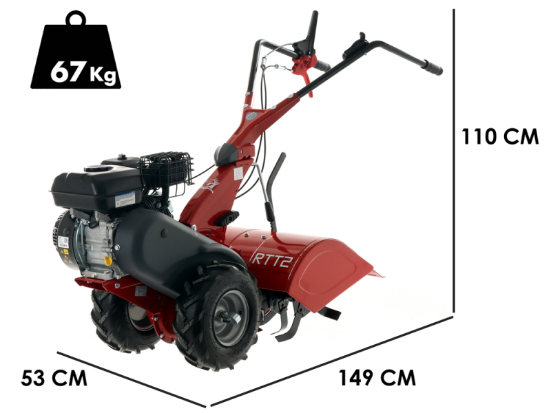 Eurosystems RTT 2 SR - Motocoltivatore benzina - Brigs&amp;Stratton CR950 - 7HP