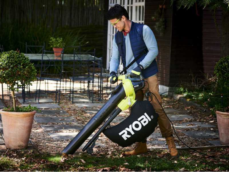 Ryobi RBV3000CESV - Soffiatore aspiratore trituratore elettrico