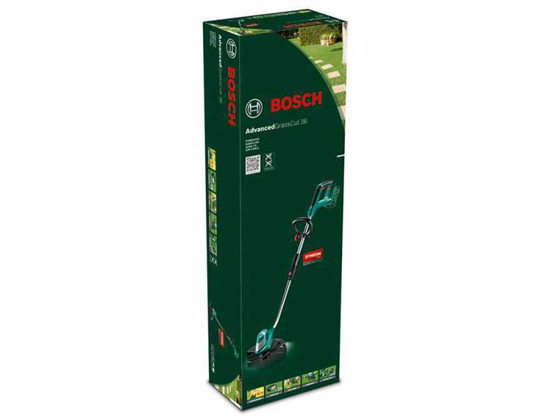 Bosch AdvancedGrassCut 36 - Tagliabordi a batteria - 36V - 2Ah