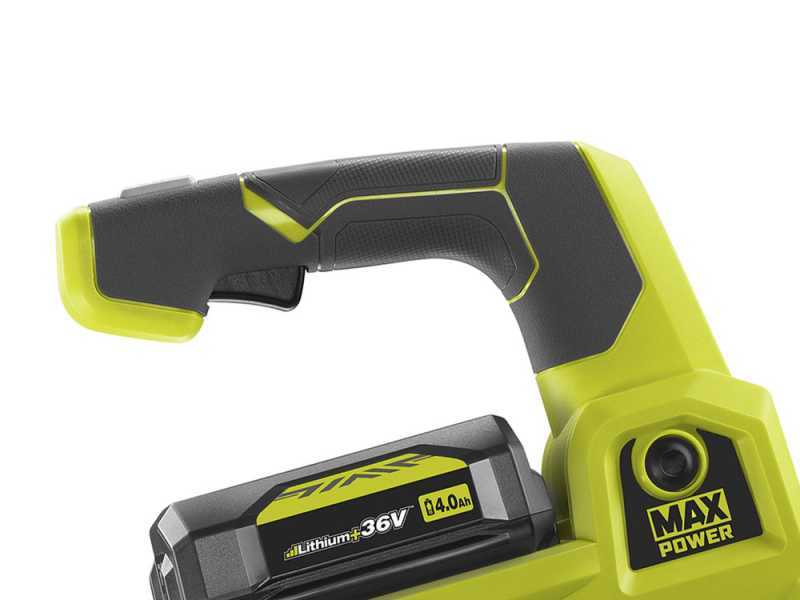 Ryobi RY36BLA-0 - Soffiatore per foglie Turbojet - SENZA BATTERIA E CARICABATTERIE