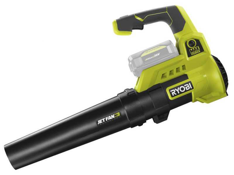 Ryobi RY36BLA-0 - Soffiatore per foglie Turbojet - SENZA BATTERIA E CARICABATTERIE