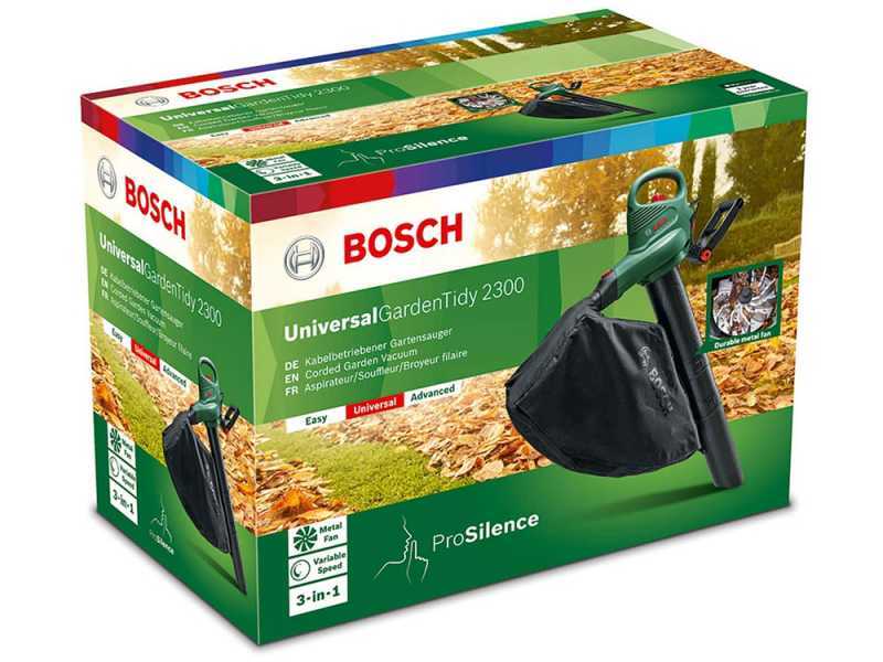 Bosch Universal Garden Tidy 3000 - Soffiatore aspiratore elettrico