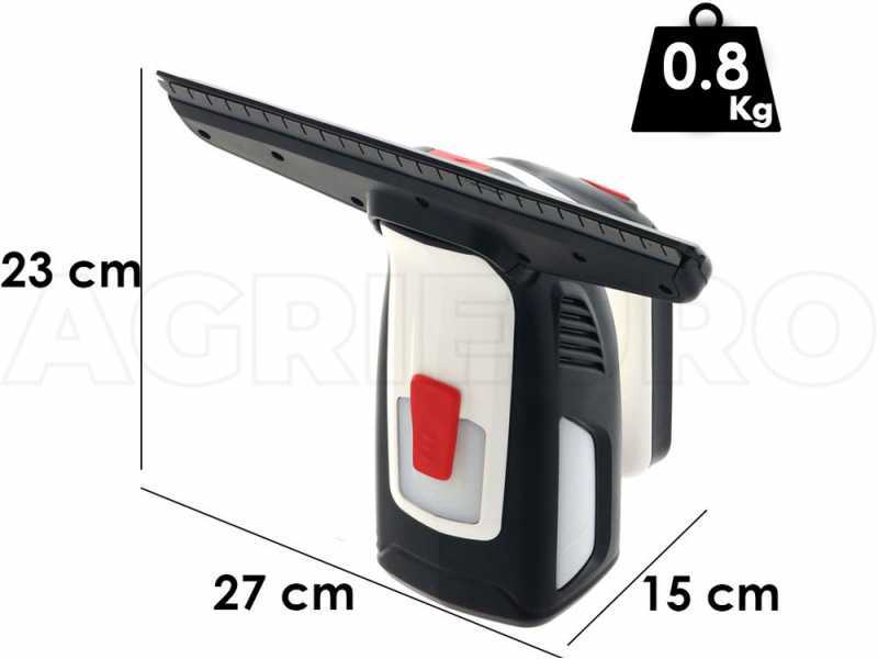 Bosch GlassVAC - Lavavetri elettrico a batteria - con 2 testine e spruzzino