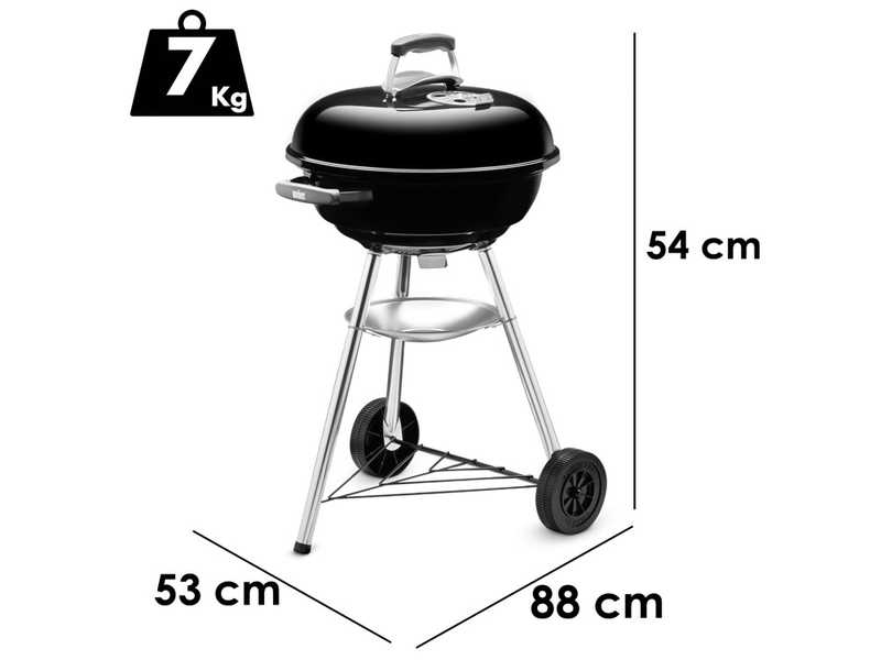 Weber Compact Kettle 47 - Barbecue a carbone