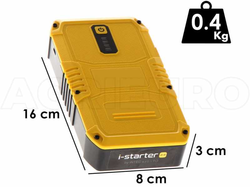 INTEC I-STARTER 2.4 - Avviatore d'emergenza e caricabatterie