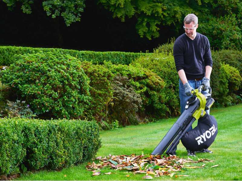 Ryobi RBV36B - Soffiatore aspiratore trituratore a batteria - SENZA BATTERIA E CARICABATTERIA