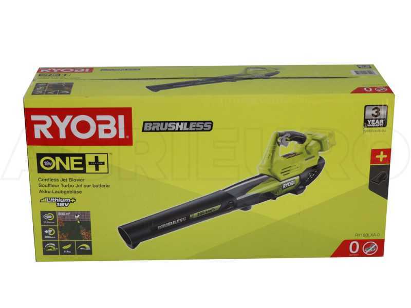 Ryobi RY18BLXA-0 - Soffiatore turbina Jet 18V - SENZA BATTERIA E CARICABATTERIA