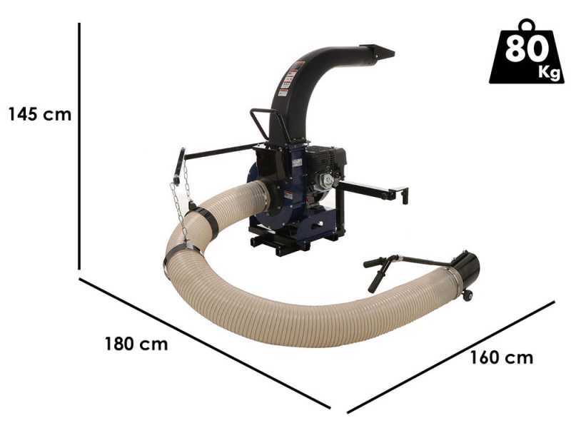 BullMach Filla R - Aspirafoglie da sponda a scoppio - Rato 7HP