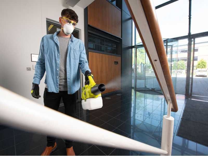 Ryobi RY18FGA-0 - Atomizzatore a batteria portatile -18V - SENZA BATTERIA E CARICABATTERIA