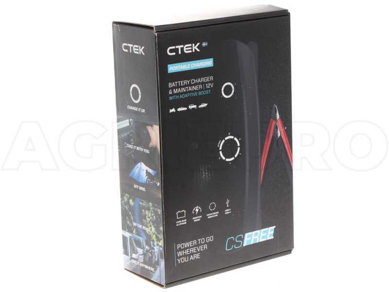 CTEK CS FREE - Caricatore, mantenitore e powerbank - batteria da 6ah/12V