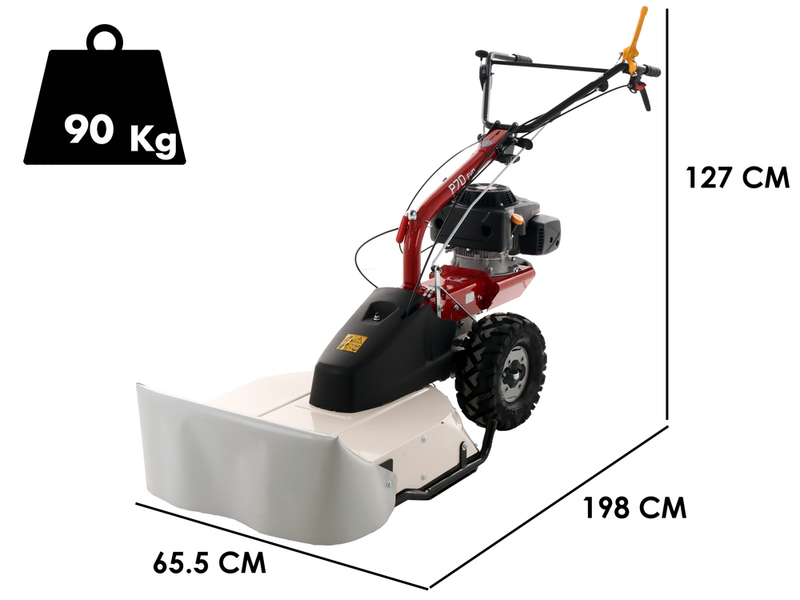 Eurosystems P70 EVO - Trinciaerba a scoppio - Lama - Loncin 224 OHV