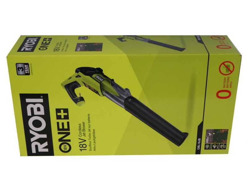 Ryobi OBL18JB - Soffiatore con turbina Jet - SENZA BATTERIA E CARICABATTERIA