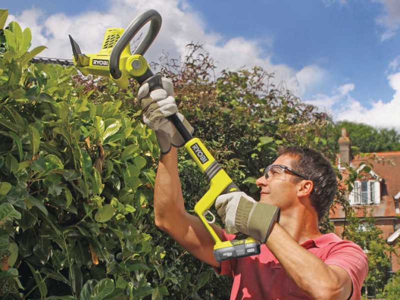 Ryobi OHT1850X - Tagliasiepi su asta di prolunga a batteria 18V/4Ah - lama da 50cm