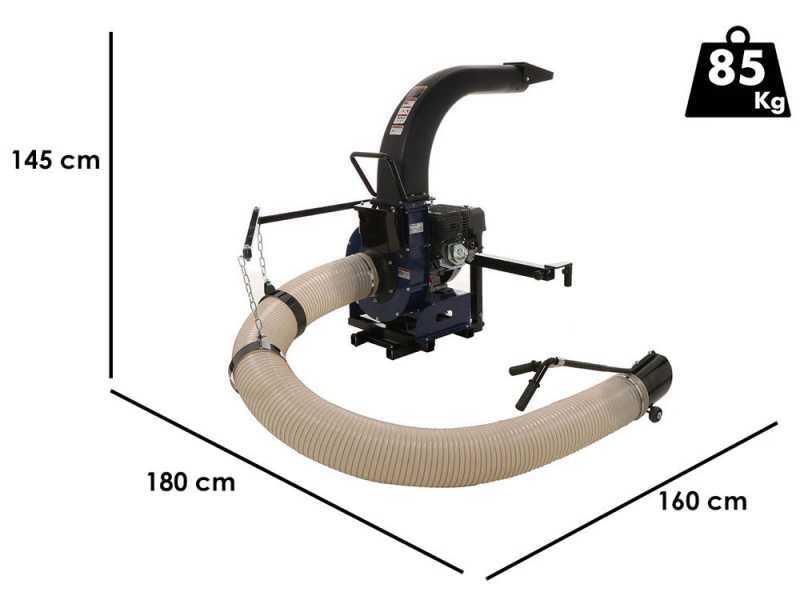 BullMach Filla RE - Aspirafoglie da sponda a scoppio - Rato 7 HP