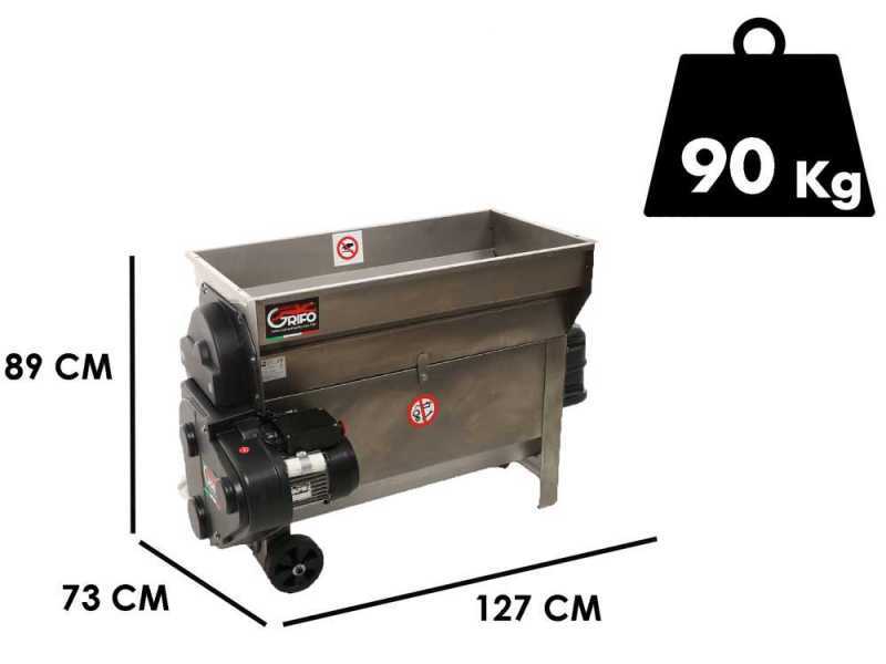 Grifo DVEP30I - Diraspatrice elettrica a vasca - Con protezioni incluse