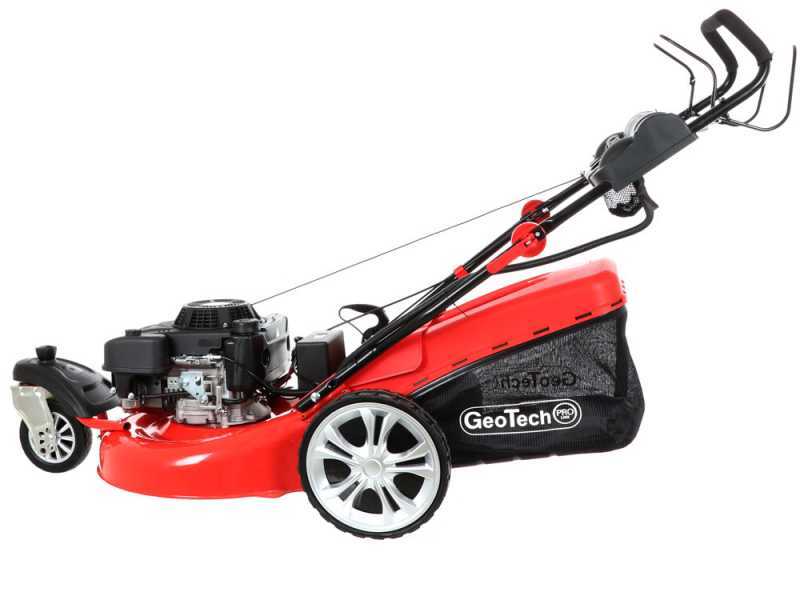 GeoTech-Pro S58-3 BMSWGE L225 - Rasaerba a scoppio trazionato - Monoruota pivotante
